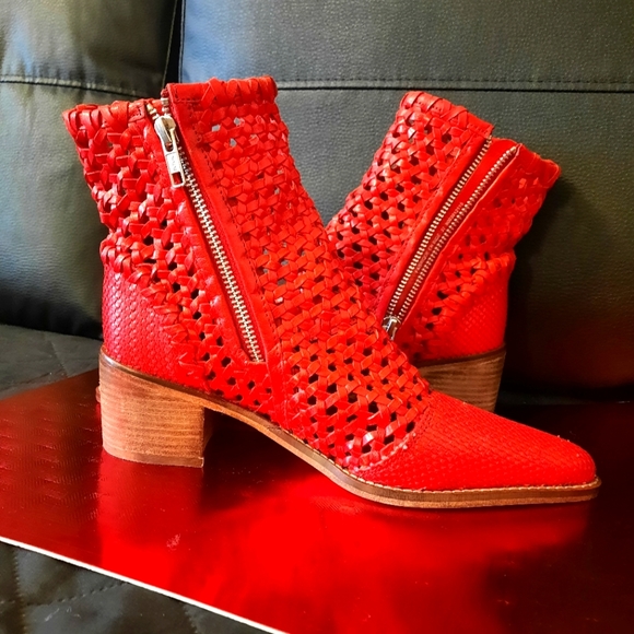 Free People Shoes - FREE PEOPLE women's  leather summer boots size 7 $60